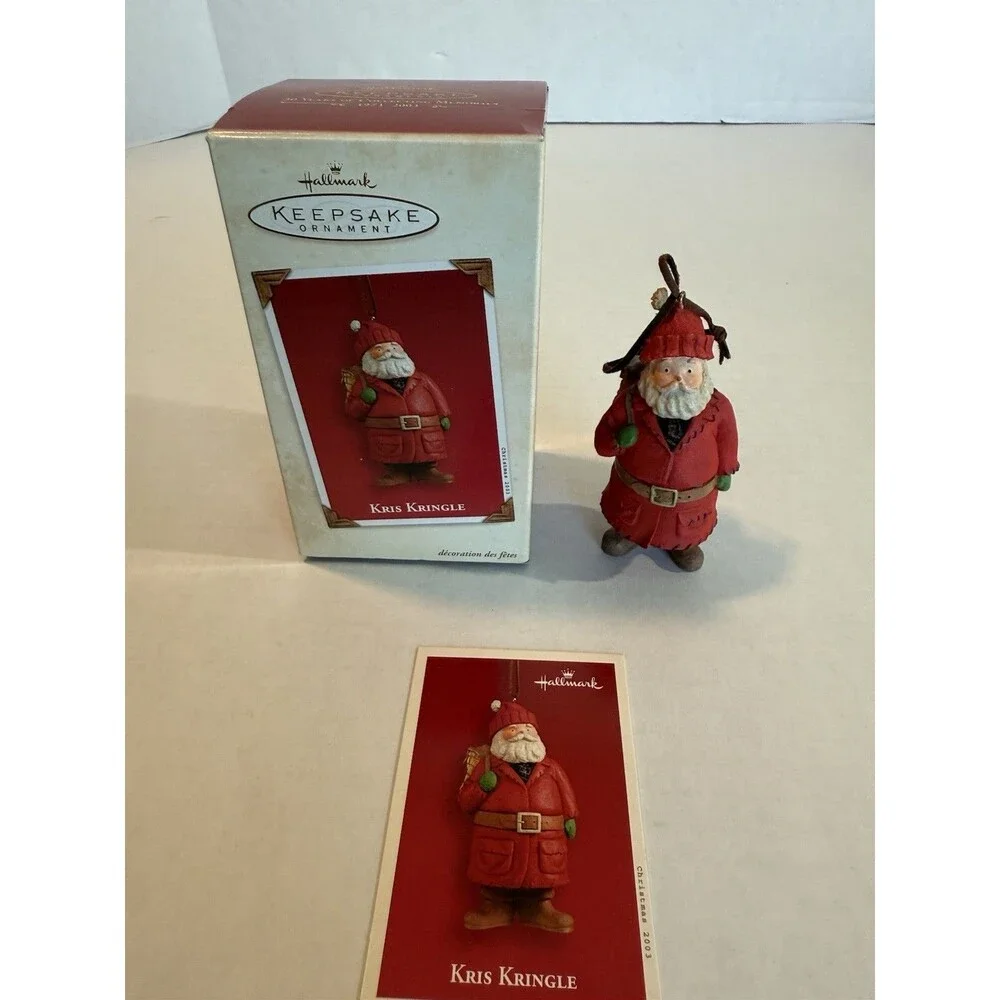 Vintage Hallmark Keepsake‎ Christmas Tree Ornament 2003 Santa Kris Kringle New
